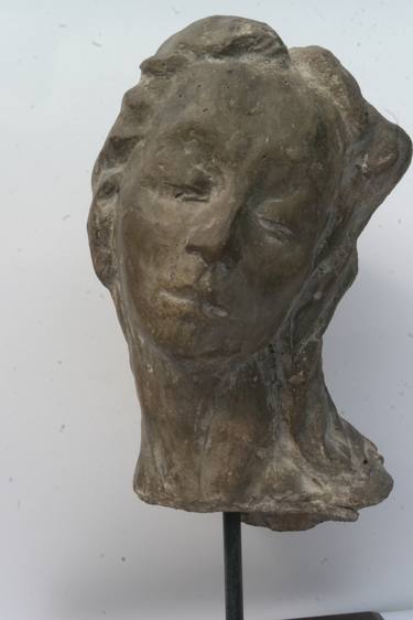 Original Impressionism Women Sculpture by Rafael Joaquín Roca