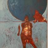 Original and Unique Painting by Lambarri. Observer. by Lambarri Lambarri