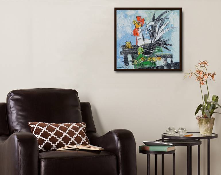 Original Impressionism Nature Painting by Minh Son Nguyen