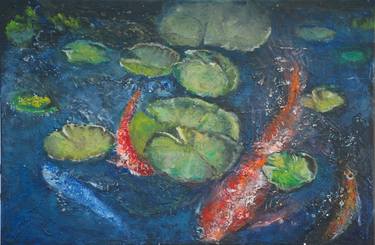 Original Expressionism Fish Paintings by Franci Henny