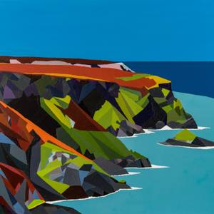 A1 Hell's Mouth, Cornwall. Limited Edition Giclee print.
