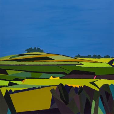 Kelston Roundhill, nr Bath - Limited Edition Giclee print. thumb