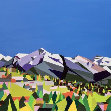 Nendaz, Switzerland. Limited Edition Giclee Print. thumb