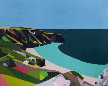Pentire, Cornwall.  Limited Edition Giclee Print. thumb