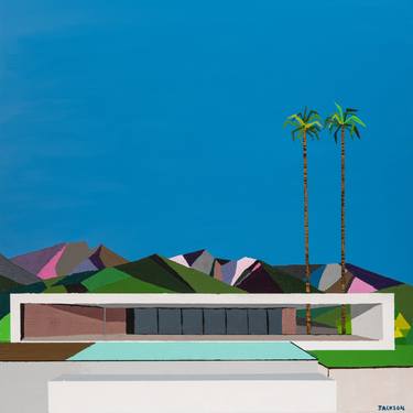 Original Modern Architecture Printmaking by Paul Jackson