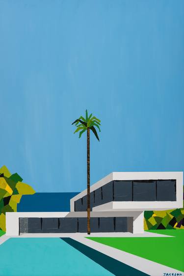 Original Modern Architecture Printmaking by Paul Jackson