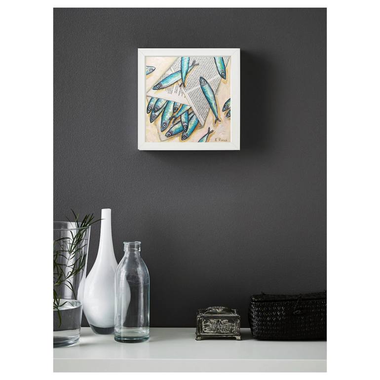 Original Contemporary Fish Painting by Katia Ricci