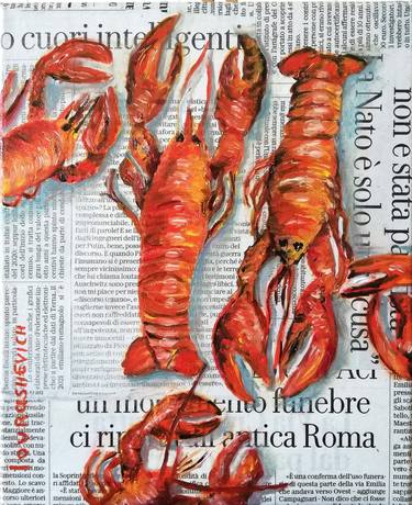 Print of Fine Art Fish Paintings by Katia Ricci