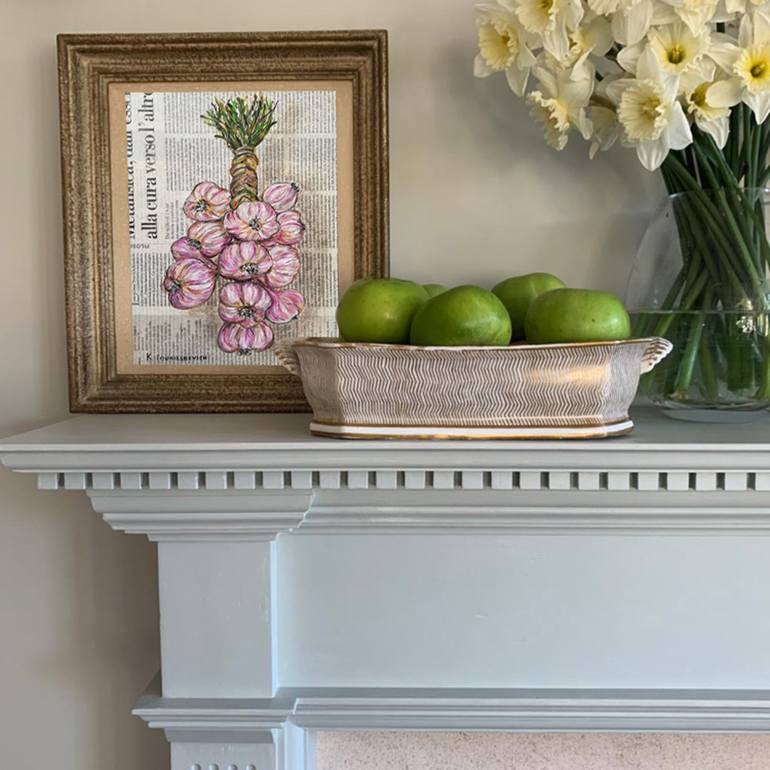 Original Art Deco Still Life Painting by Katia Ricci