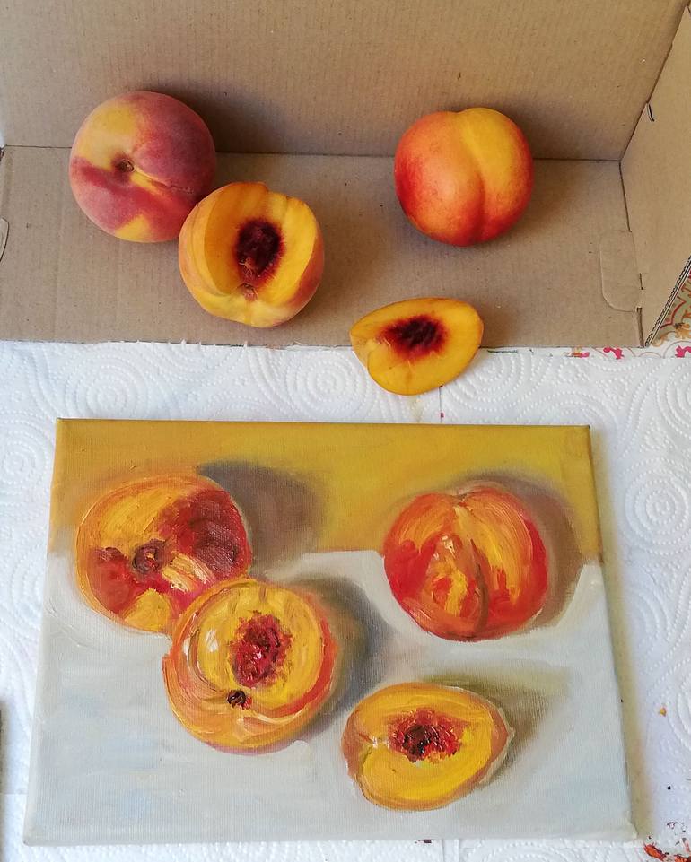 Original Art Deco Still Life Painting by Katia Ricci