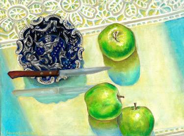 Original Still Life Paintings by Katia Ricci