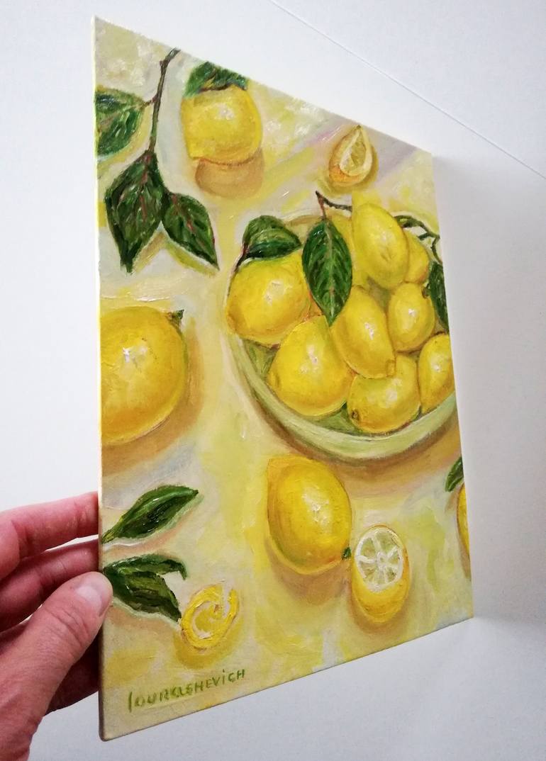Original Fine Art Kitchen Painting by Katia Ricci