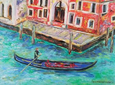 Print of Boat Paintings by Katia Ricci