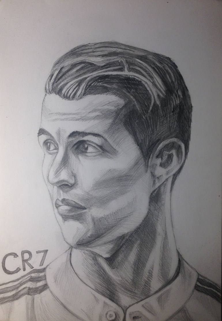 Cristiano Cr7 Ronaldo Drawing By Ivan Verchenko Saatchi Art