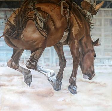 Original Figurative Horse Paintings by cj kilgore