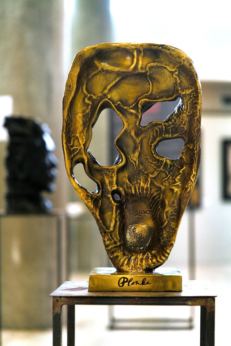 Original Cubism Body Sculpture by Krzysztof Plonka