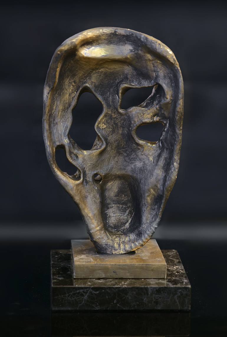 Original Cubism Body Sculpture by Krzysztof Plonka