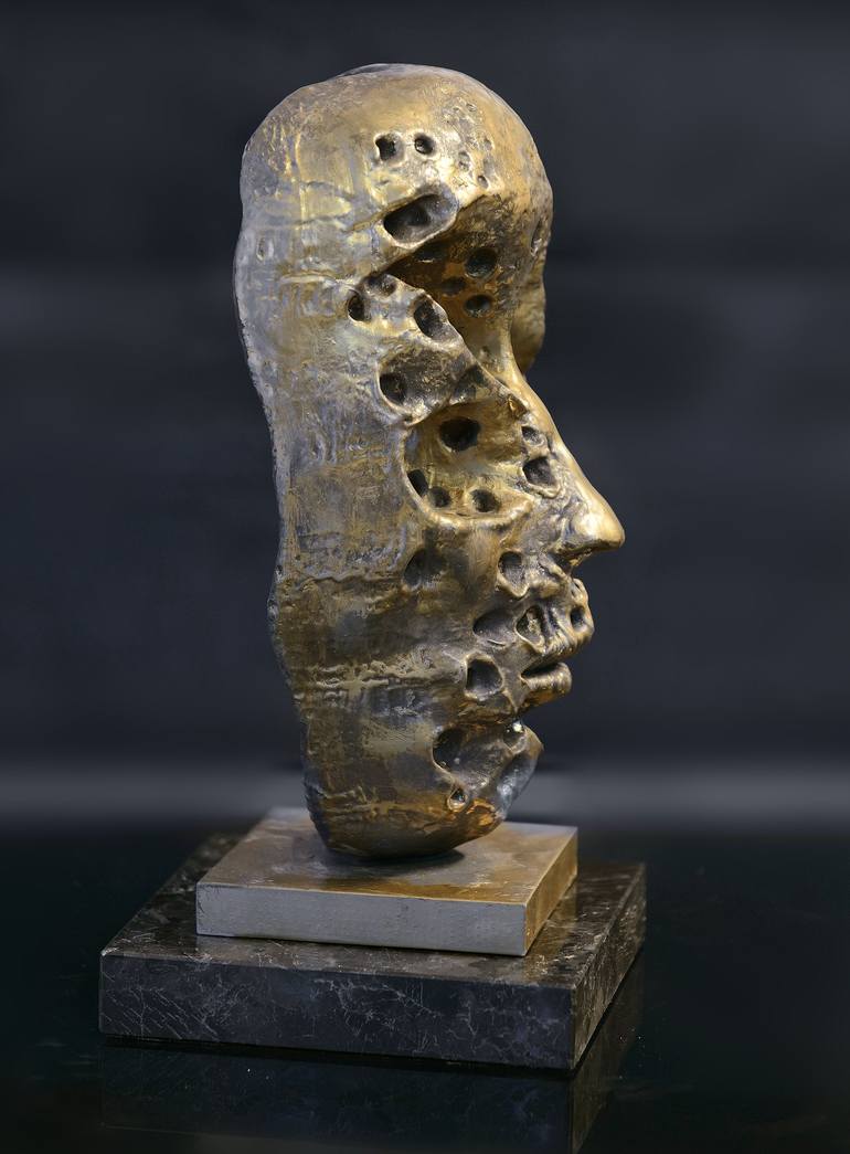 Original Cubism Body Sculpture by Krzysztof Plonka