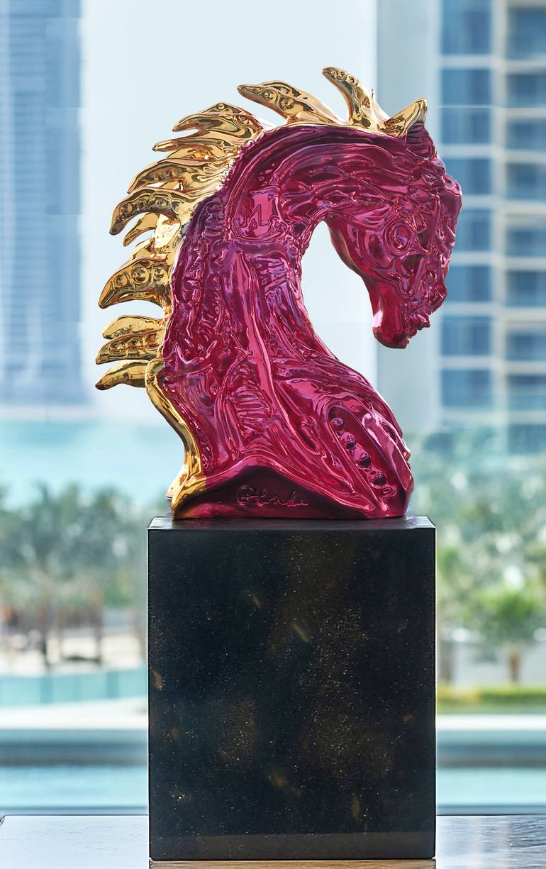 Original Abstract Animal Sculpture by Krzysztof Plonka