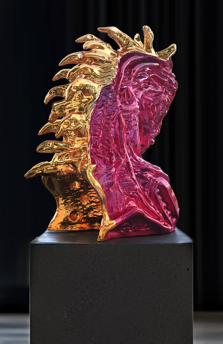 Original Abstract Animal Sculpture by Krzysztof Plonka
