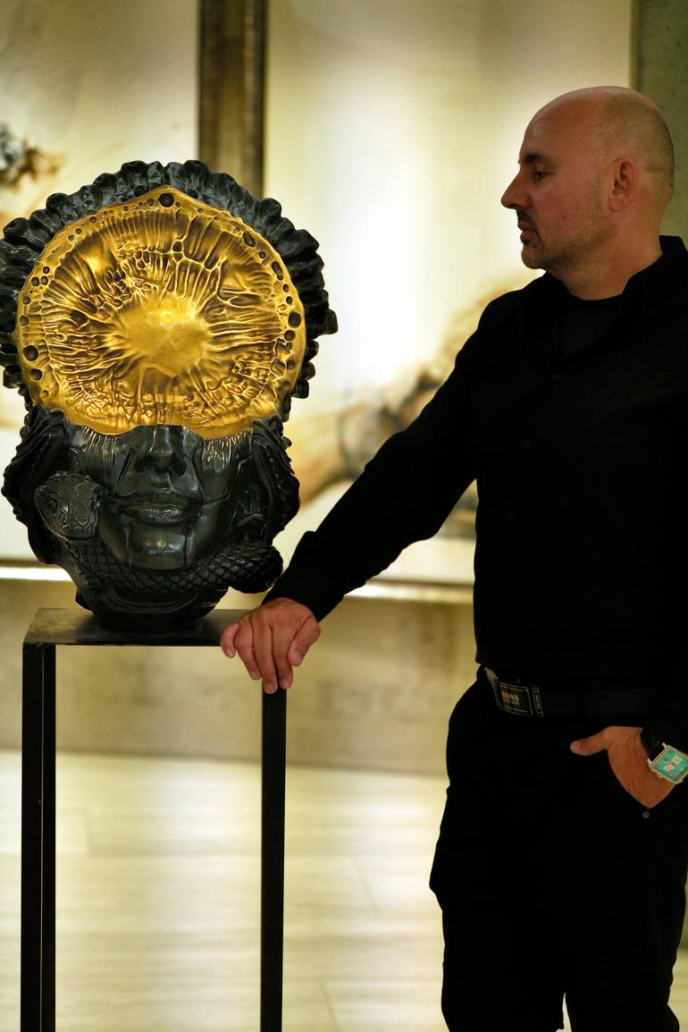 Original Abstract Body Sculpture by Krzysztof Plonka