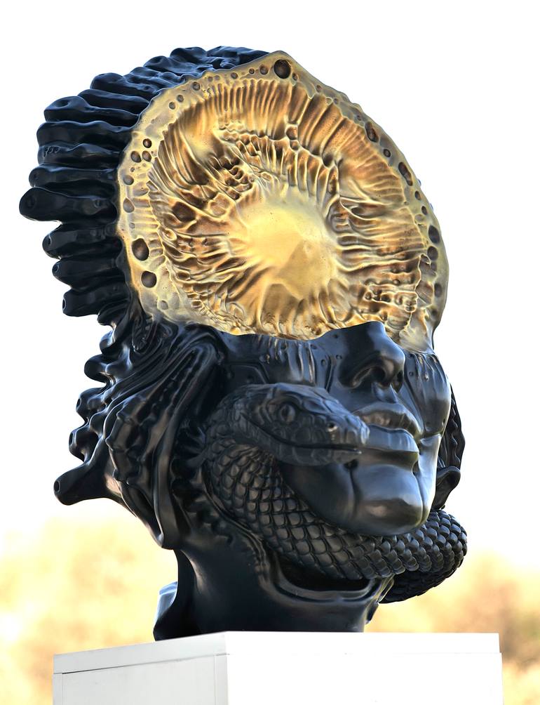 Original Abstract Body Sculpture by Krzysztof Plonka