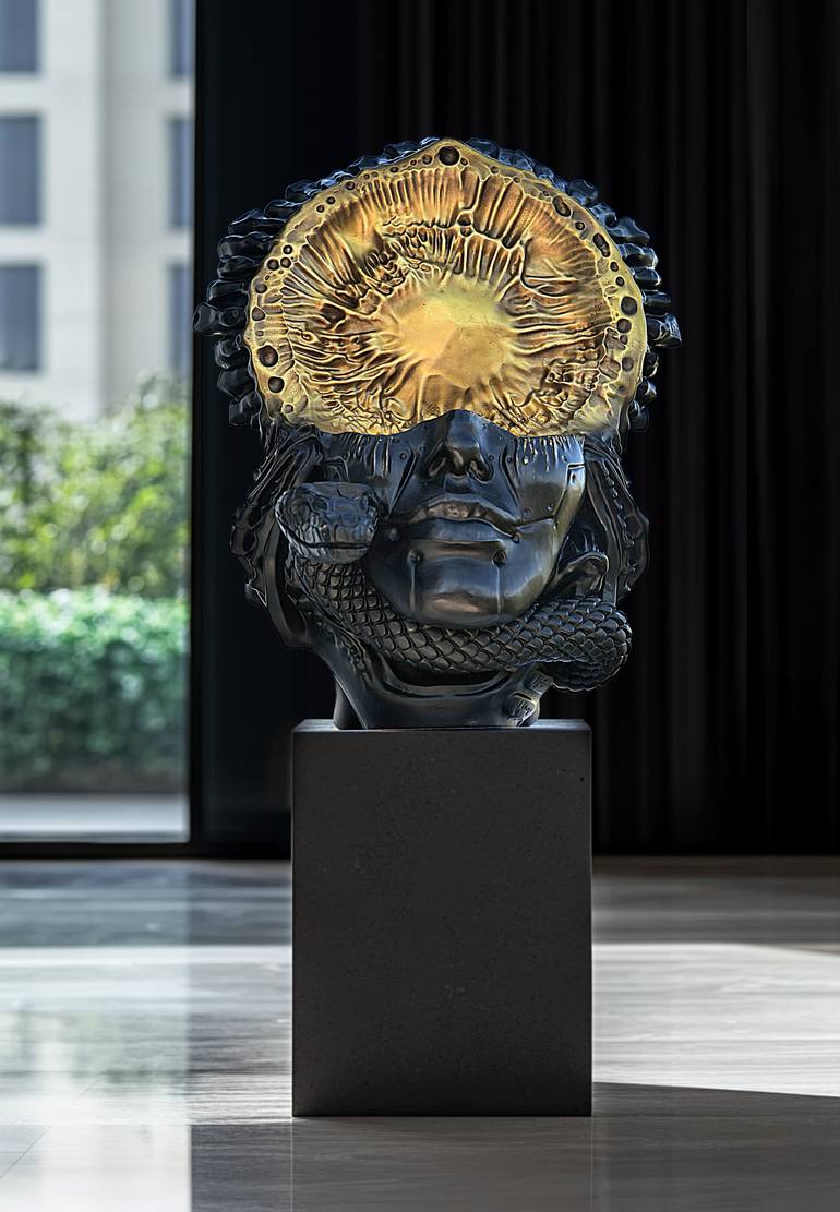 Original Abstract Body Sculpture by Krzysztof Plonka