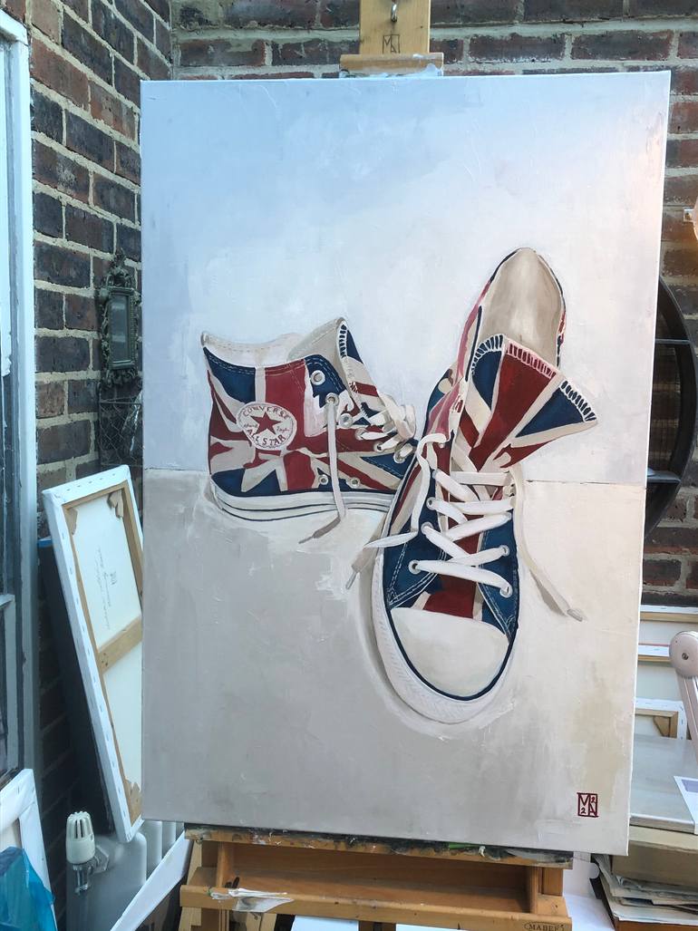 Original Figurative Fashion Painting by Martin Allen