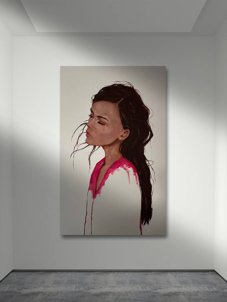 Print of Abstract Women Paintings by Victoria Kagalovska