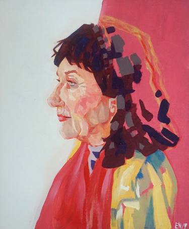 Print of Realism Portrait Paintings by Eneli Roigas