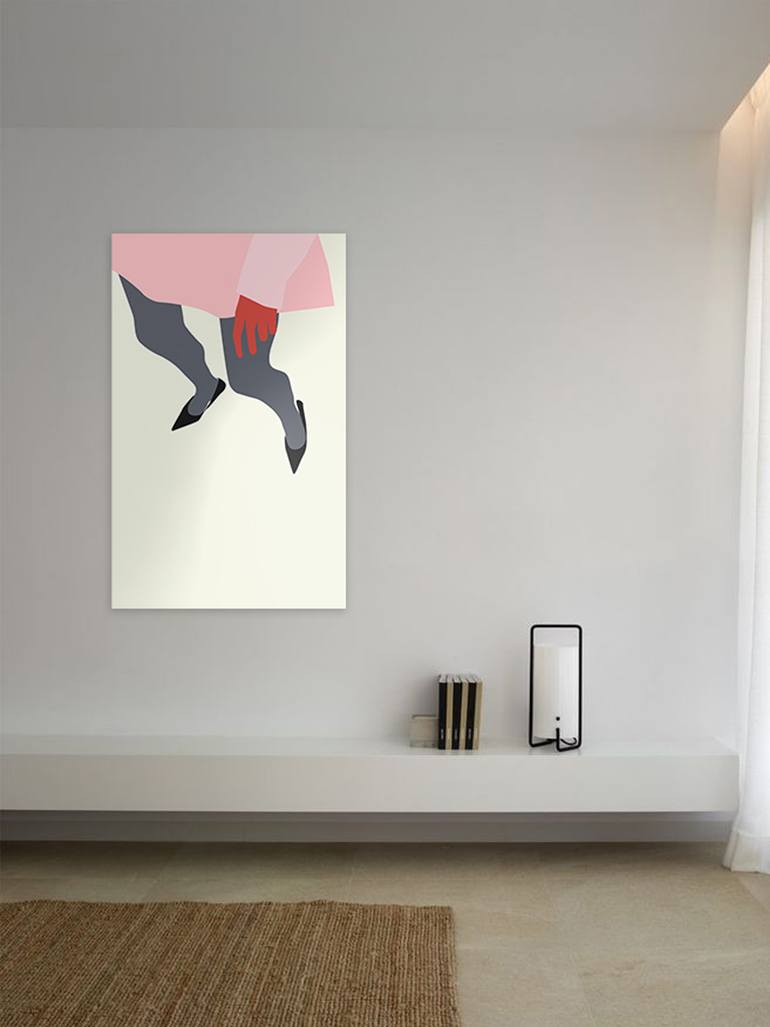 Original Color Field Painting Fashion Painting by Yeva Adamovska