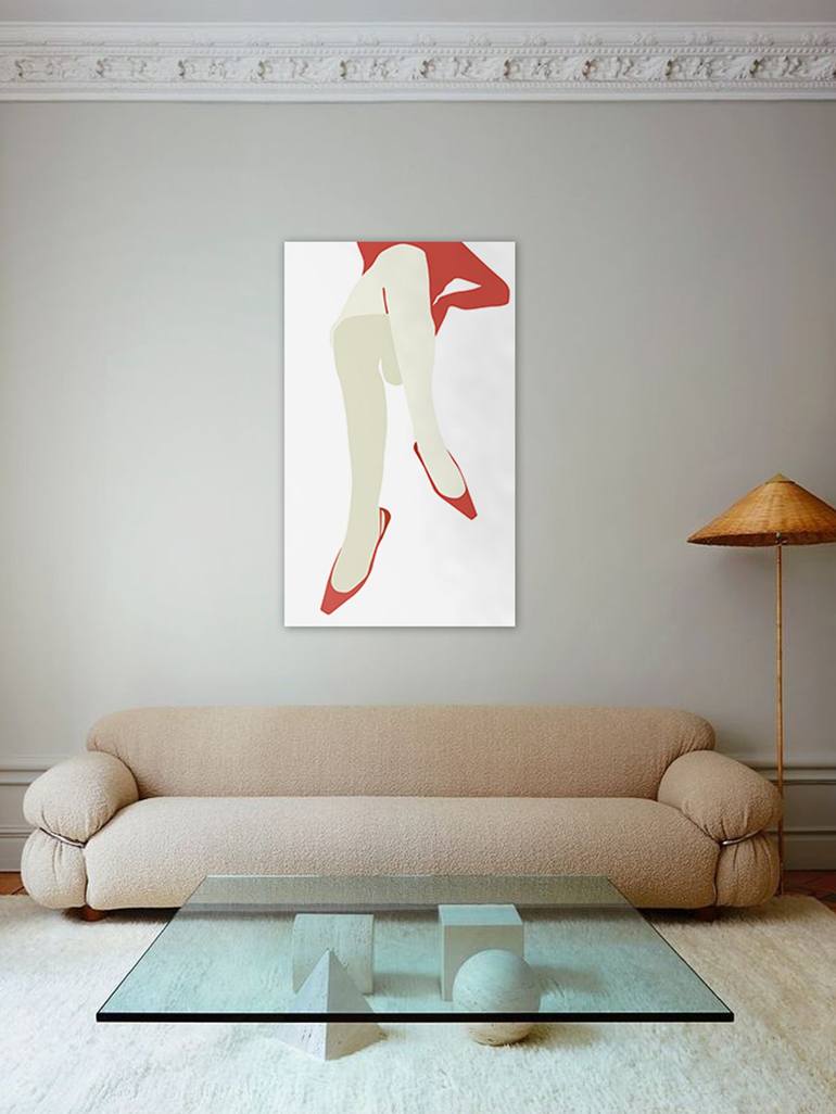 Original Pop Art Fashion Painting by Yeva Adamovska