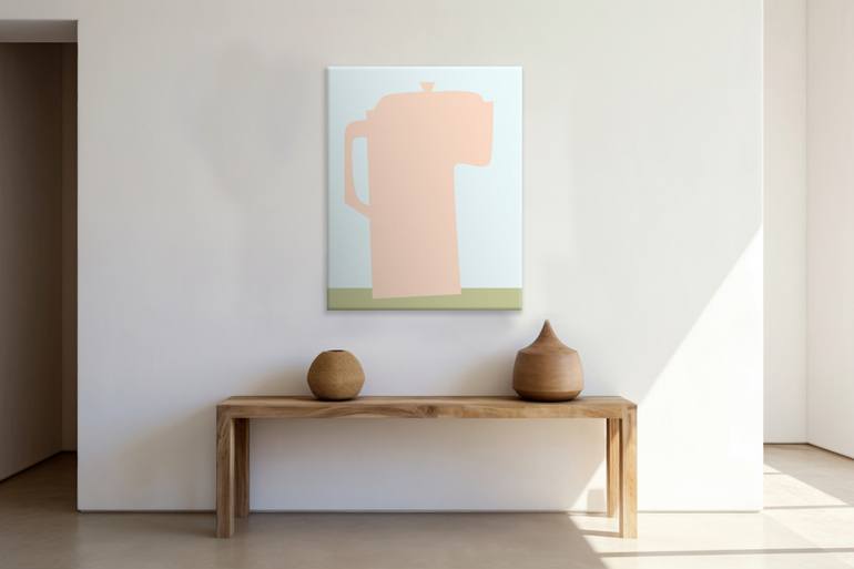 Original Color Field Painting Still Life Painting by Yeva Adamovska