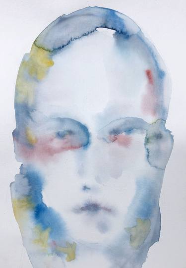 Original Abstract Expressionism Portrait Paintings by Yeva Adamovska