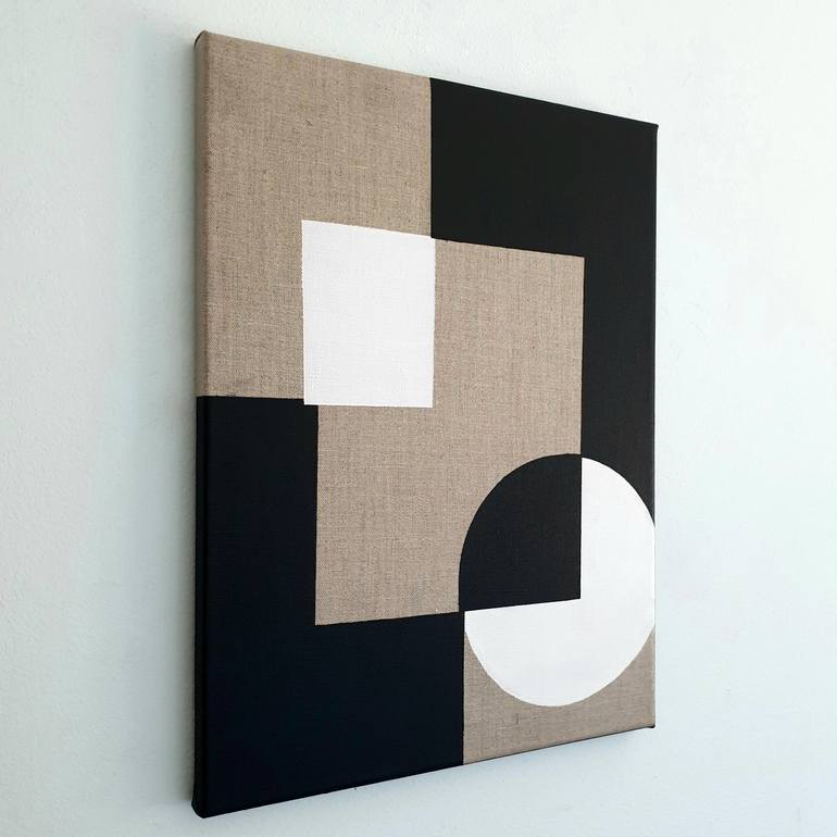 Original Abstract Geometric Painting by Sara Weldon