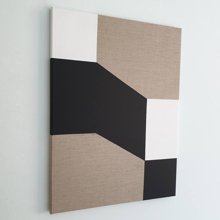 Original Abstract Geometric Painting by Sara Weldon