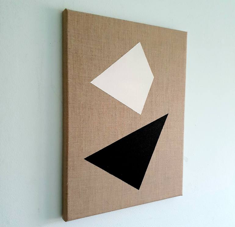 Original Abstract Geometric Painting by Sara Weldon