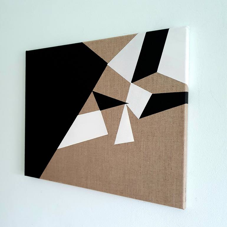 Original Abstract Geometric Painting by Sara Weldon