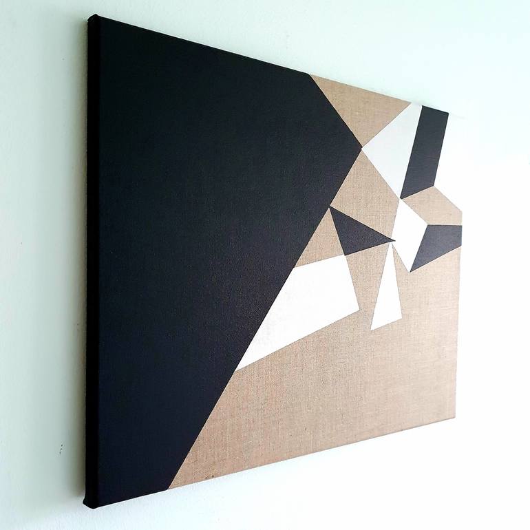 Original Abstract Geometric Painting by Sara Weldon