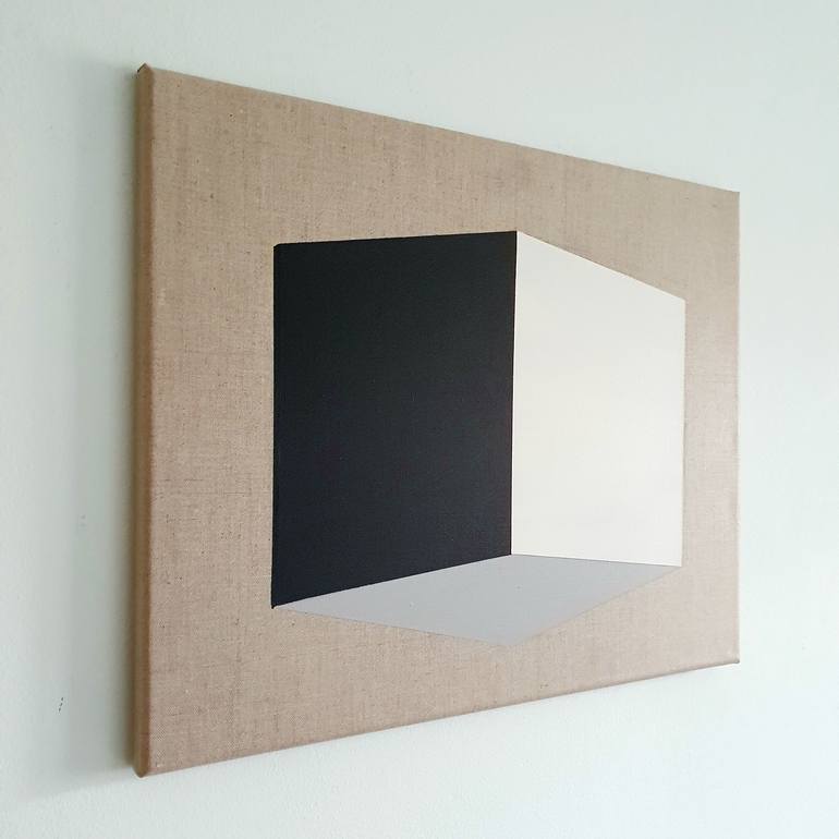 Original Abstract Geometric Painting by Sara Weldon