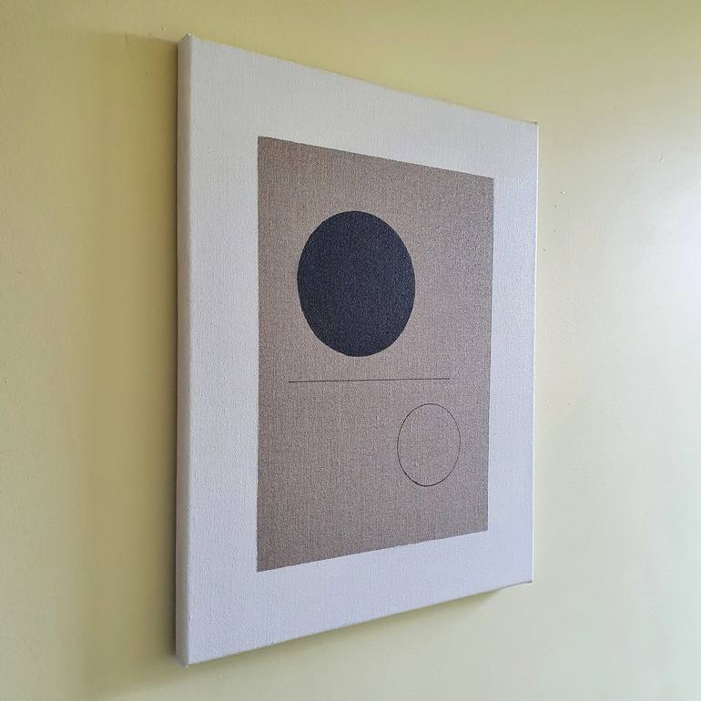 Original Abstract Geometric Painting by Sara Weldon