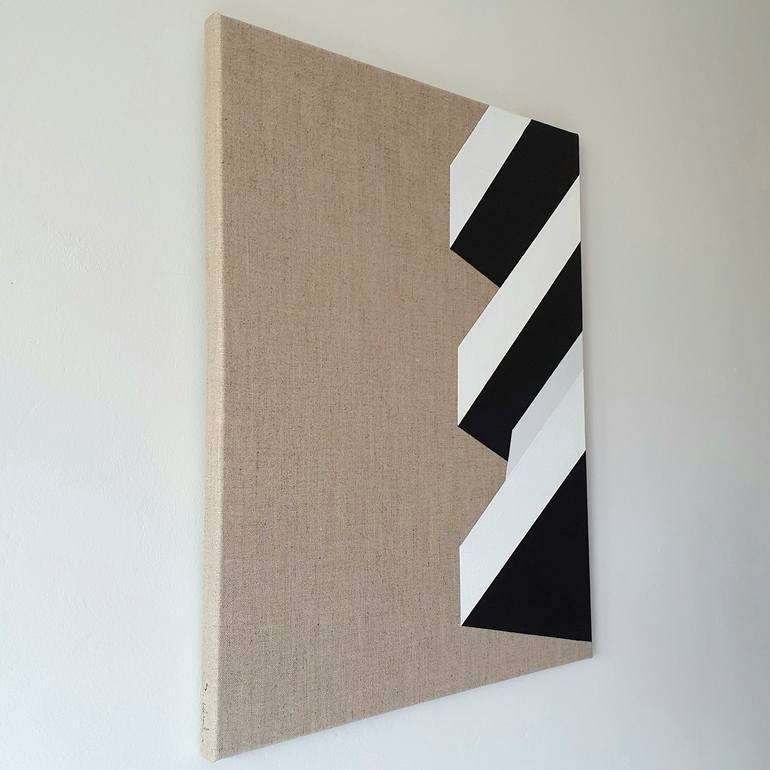 Original Abstract Geometric Painting by Sara Weldon