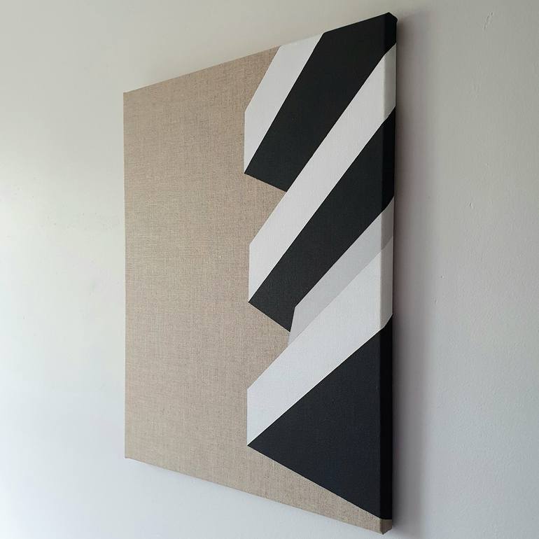 Original Abstract Geometric Painting by Sara Weldon