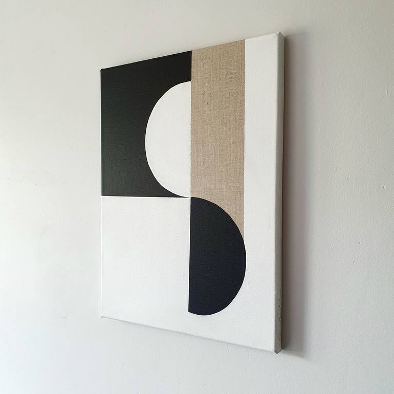 Original Abstract Geometric Painting by Sara Weldon