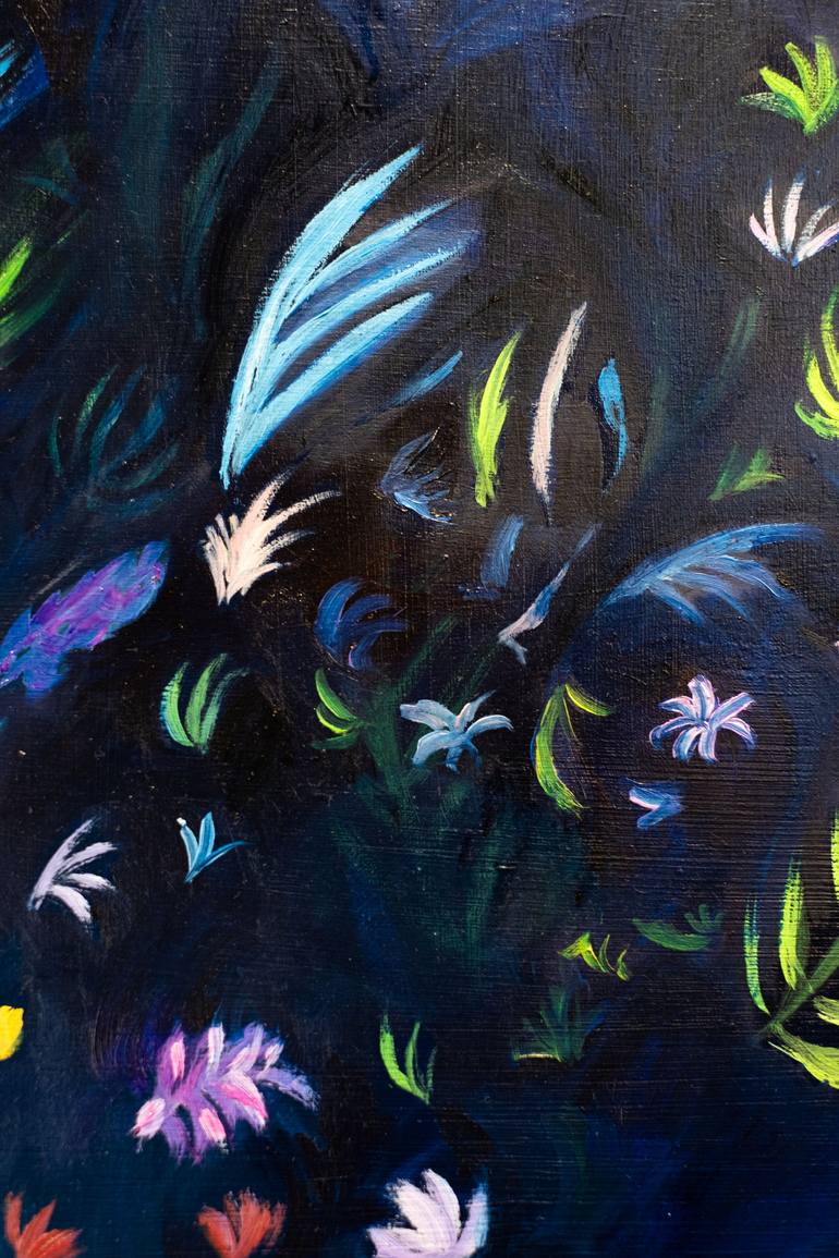 Original Romanticism Botanic Painting by Vincenzo Gallo