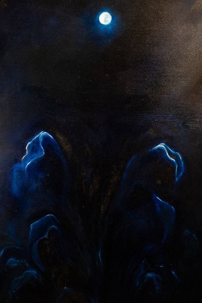 Original Romanticism Botanic Painting by Vincenzo Gallo