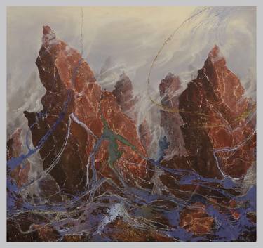 Original Conceptual Landscape Paintings by Amelia Galli