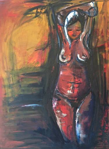 Print of Abstract Nude Paintings by Jane Avgousti