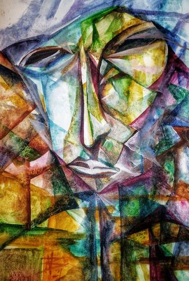 Print of Cubism World Culture Paintings by Nadezda Baruns