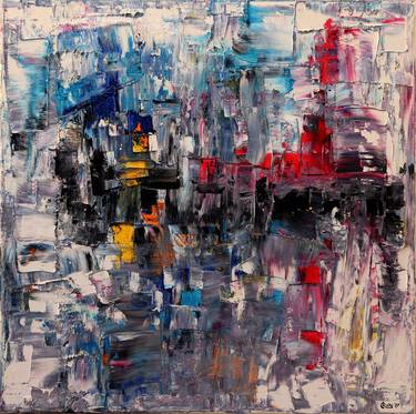 Original Abstract Expressionism Abstract Paintings by Emanuel Crudu